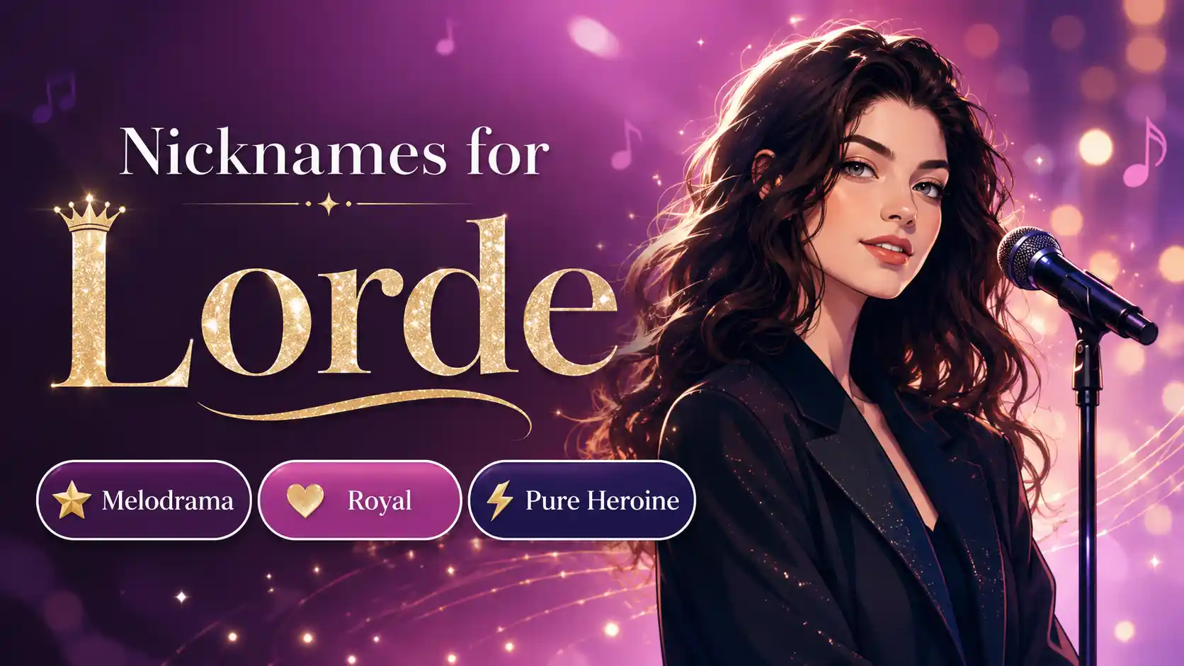 45+ Best Nicknames for Lorde (Funny, Cool, Famous & Creative)