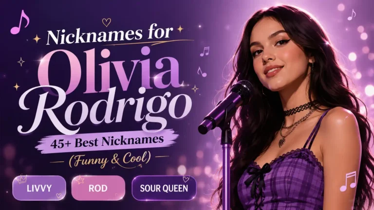 45+ Best Nicknames for Olivia Rodrigo (Funny & Cool)