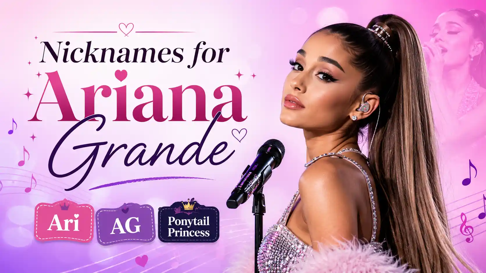 50+ Best Nicknames for Ariana Grande (Funny, Cool, Famous & Creative) ✨