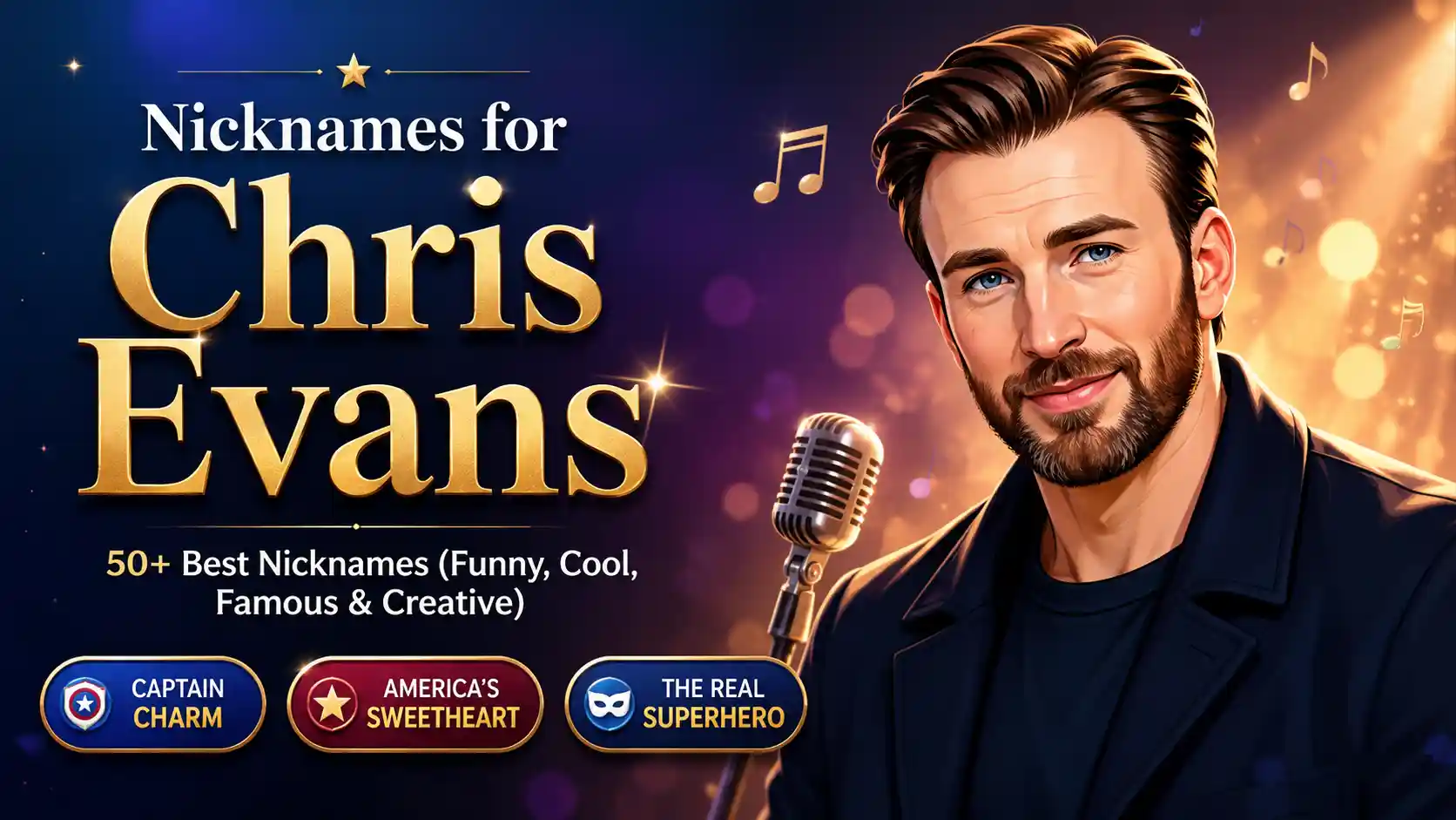 50+ Best Nicknames for Chris Evans (Funny, Cool, Famous & Creative)