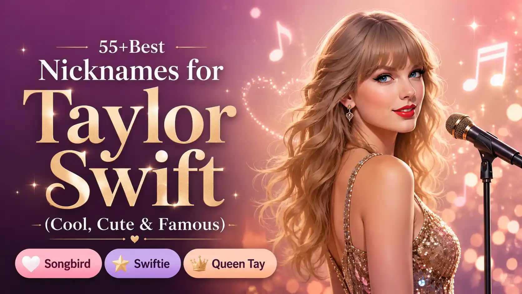 55+Best Nicknames for Taylor Swift (Cool, Cute & Famous)