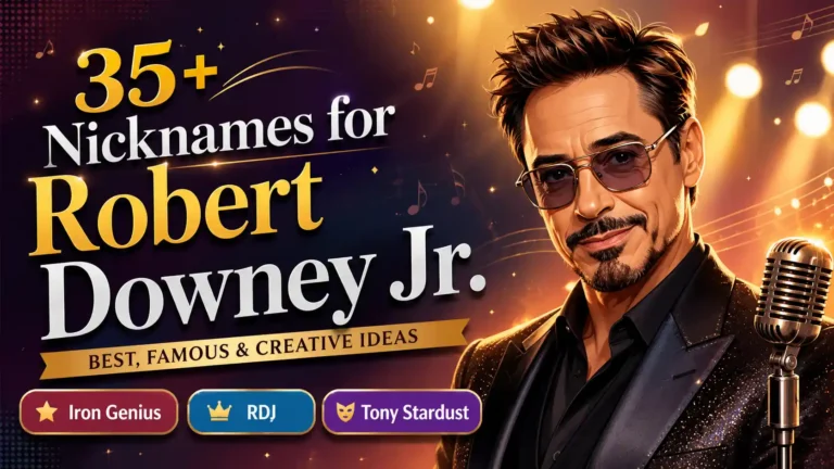 35+ Nicknames for Robert Downey Jr. Best, Famous & Creative Ideas