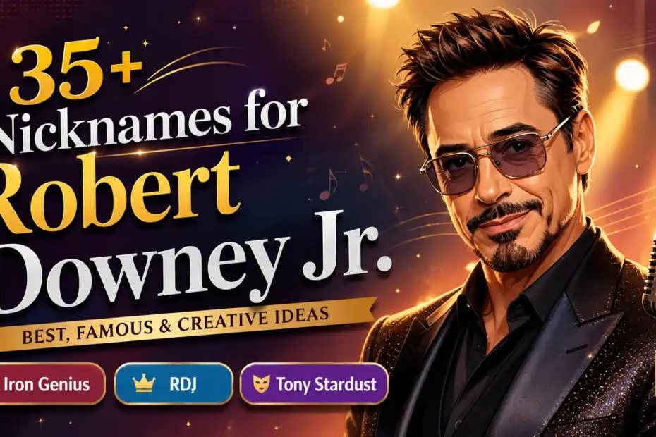 35+ Nicknames for Robert Downey Jr. Best, Famous & Creative Ideas