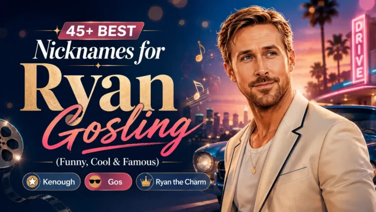 45+ Best Nicknames for Ryan Gosling (Funny, Cool & Famous)