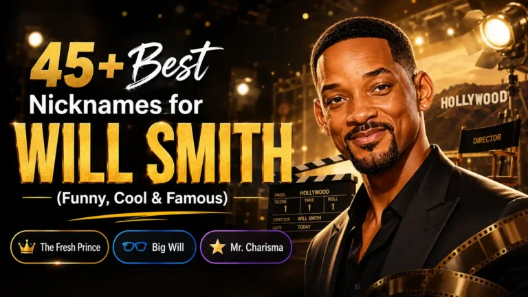 45+ Best Nicknames for Will Smith (Funny, Cool & Famous)