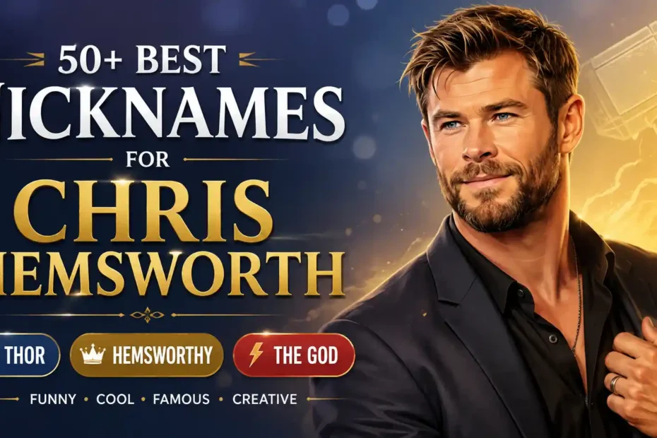 50+ Best Nicknames for Chris Hemsworth (Funny, Cool, Famous & Creative)