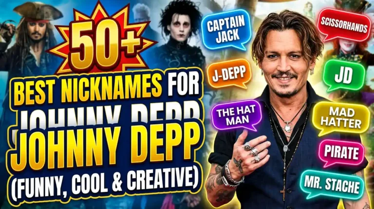 50+ Best Nicknames for Johnny Depp (Funny, Cool & Creative)