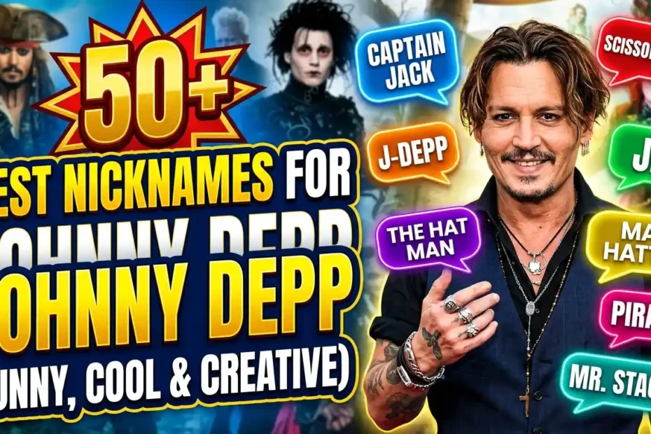 50+ Best Nicknames for Johnny Depp (Funny, Cool & Creative)