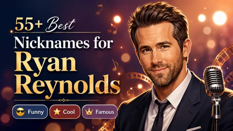 55+ Best Nicknames for Ryan Reynolds (Funny, Cool & Famous)