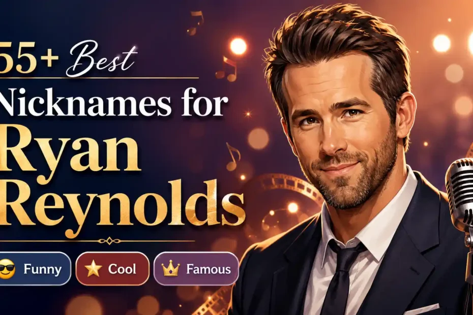 55+ Best Nicknames for Ryan Reynolds (Funny, Cool & Famous)
