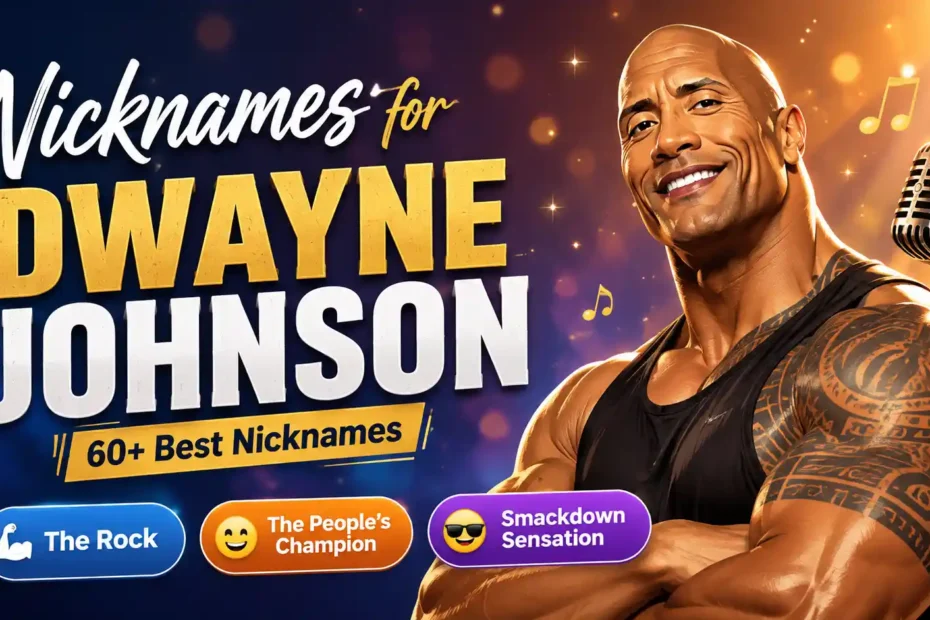 60+ Best Nicknames for Dwayne Johnson (The Rock, Funny & Cool)