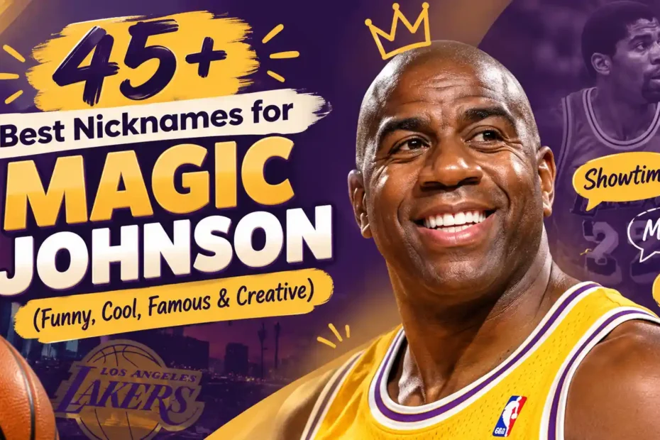 45+ Best Nicknames for Magic Johnson (Funny, Cool, Famous & Creative)