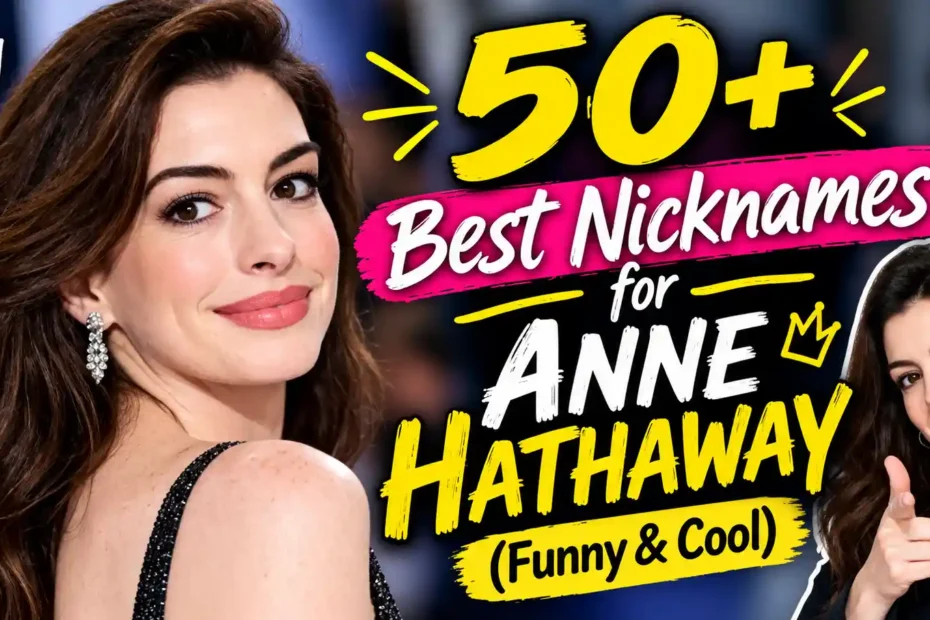 50+ Best Nicknames for Anne Hathaway (Funny & Cool)