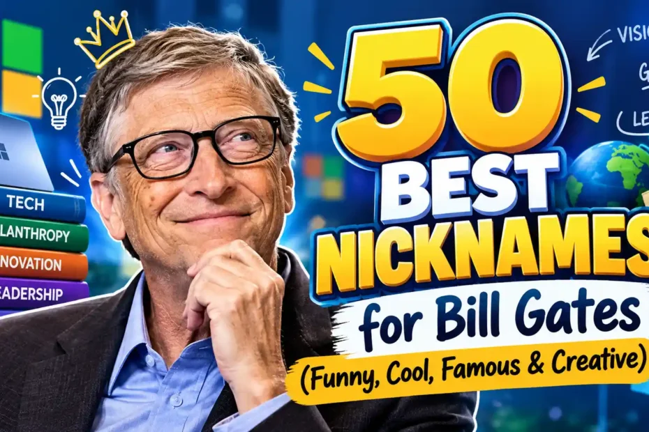 50+ Best Nicknames for Bill Gates (Funny, Cool, Famous & Creative)