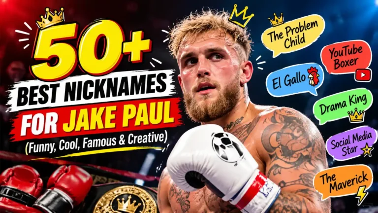 50+ Best Nicknames for Jake Paul (Funny, Cool, Famous & Creative)