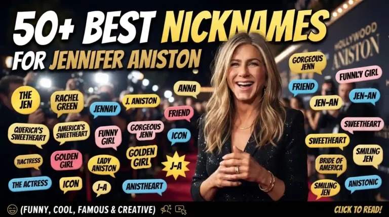 50+ Best Nicknames for Jennifer Aniston (Funny, Cool, Famous & Creative)