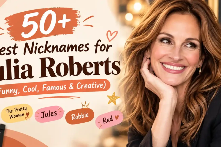 50+ Best Nicknames for Julia Roberts (Funny, Cool, Famous & Creative)