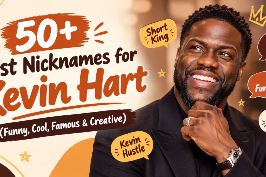 50+ Best Nicknames for Kevin Hart (Funny, Cool, Famous & Creative)