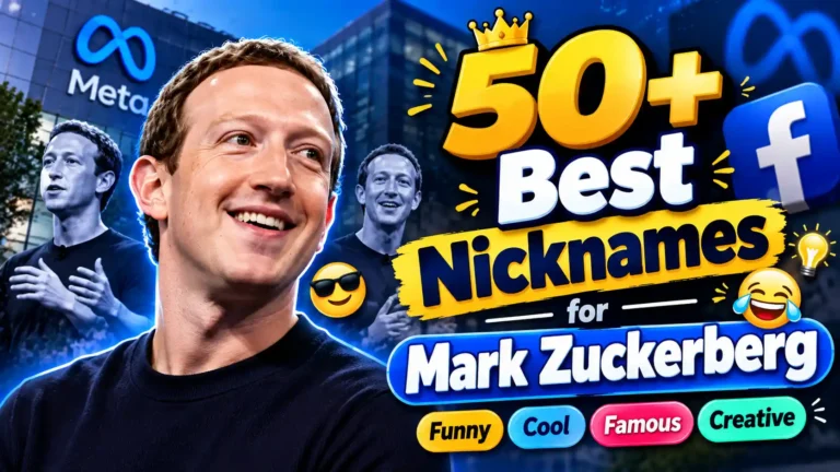 50+ Best Nicknames for Mark Zuckerberg (Funny, Cool, Famous & Creative)