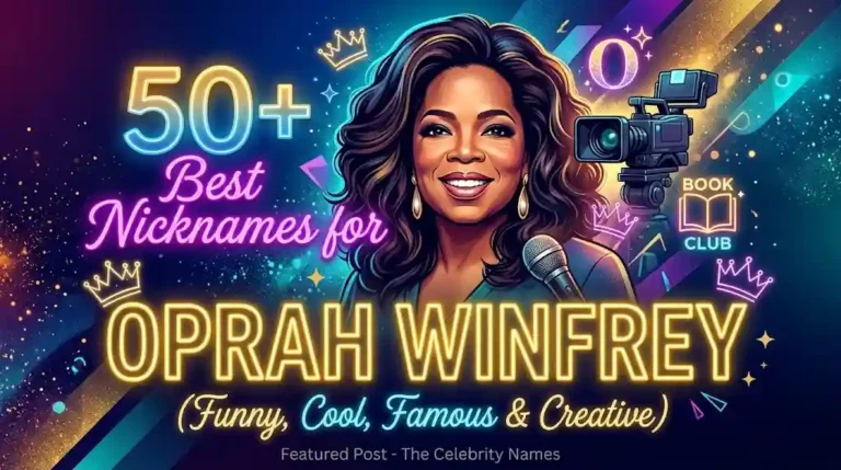50+ Best Nicknames for Oprah Winfrey (Funny, Cool, Famous & Creative)
