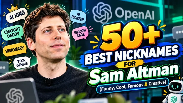50+ Best Nicknames for Sam Altman (Funny, Cool, Famous & Creative)