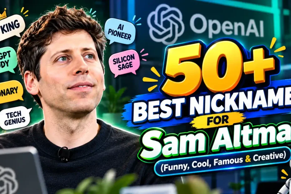 50+ Best Nicknames for Sam Altman (Funny, Cool, Famous & Creative)