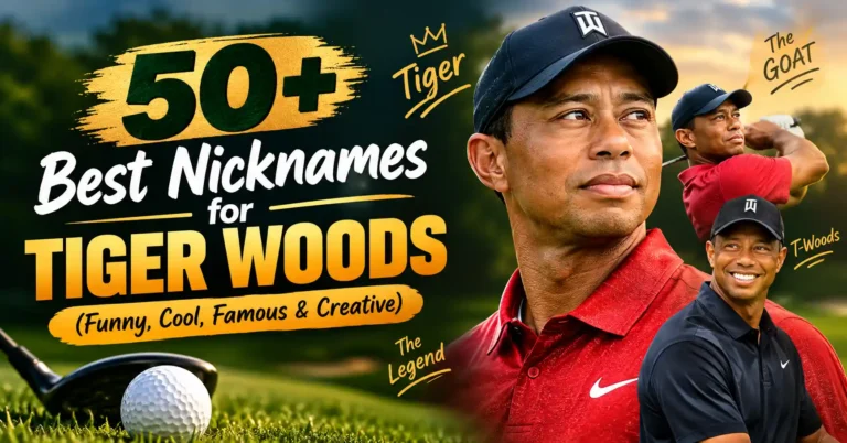 50+ Best Nicknames for Tiger Woods (Funny, Cool, Famous & Creative)