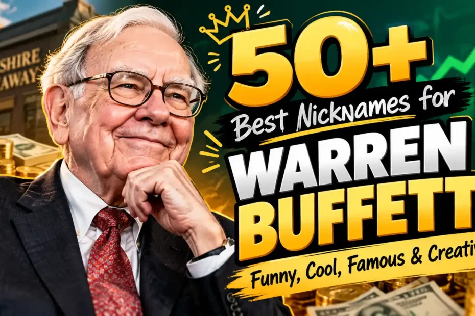 50+ Best Nicknames for Warren Buffett (Funny, Cool, Famous & Creative)50+ Best Nicknames for Warren Buffett (Funny, Cool, Famous & Creative)