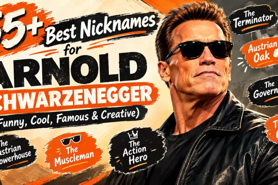 55+ Best Nicknames for Arnold Schwarzenegger (Funny, Cool, Famous & Creative)