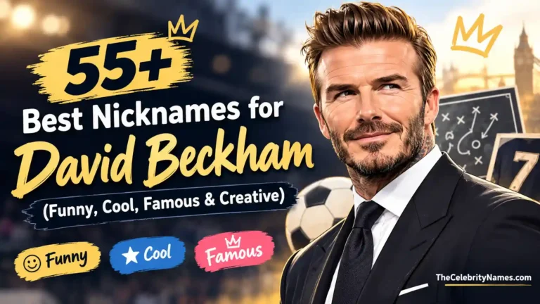 55+ Best Nicknames for David Beckham (Funny, Cool, Famous & Creative)