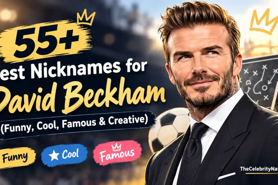 55+ Best Nicknames for David Beckham (Funny, Cool, Famous & Creative)