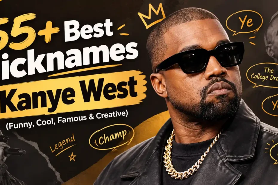 55+ Best Nicknames for Kanye West (Funny, Cool, Famous & Creative)