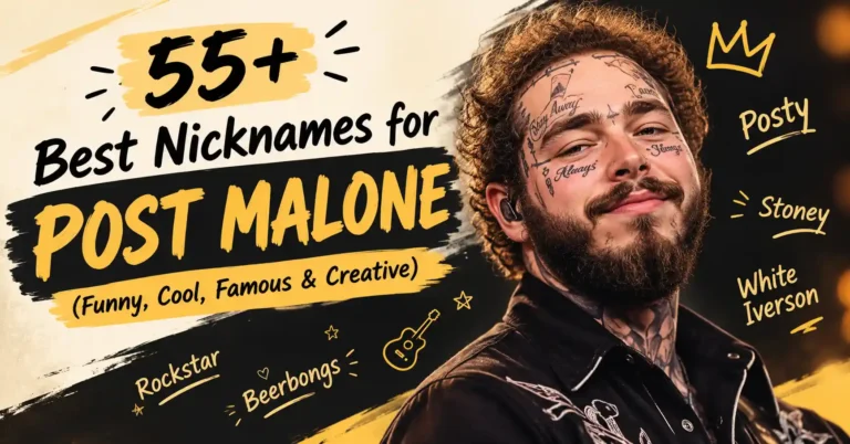 55+ Best Nicknames for Post Malone (Funny, Cool, Famous & Creative)