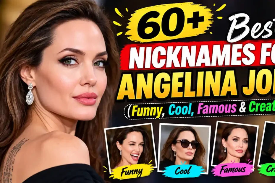 60+ Best Nicknames for Angelina Jolie (Funny, Cool, Famous & Creative)