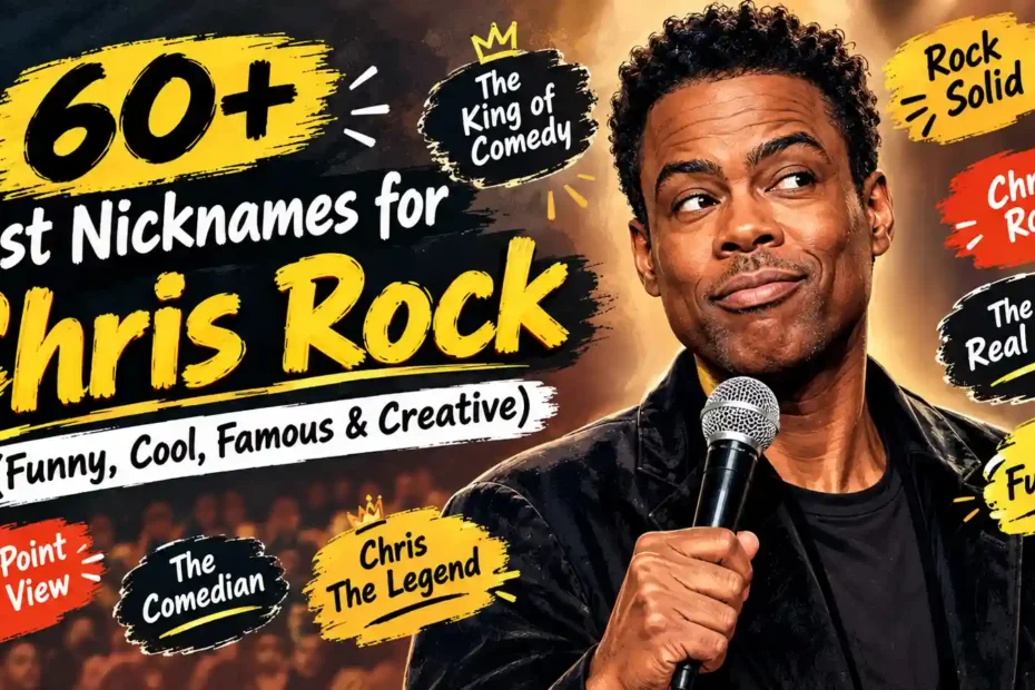 60+ Best Nicknames for Chris Rock (Funny, Cool, Famous & Creative)
