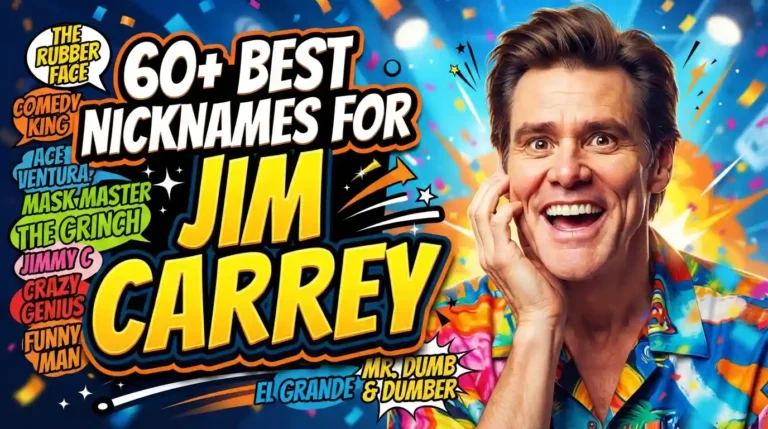 60+ Best Nicknames for Jim Carrey (Funny, Cool, Famous & Creative)
